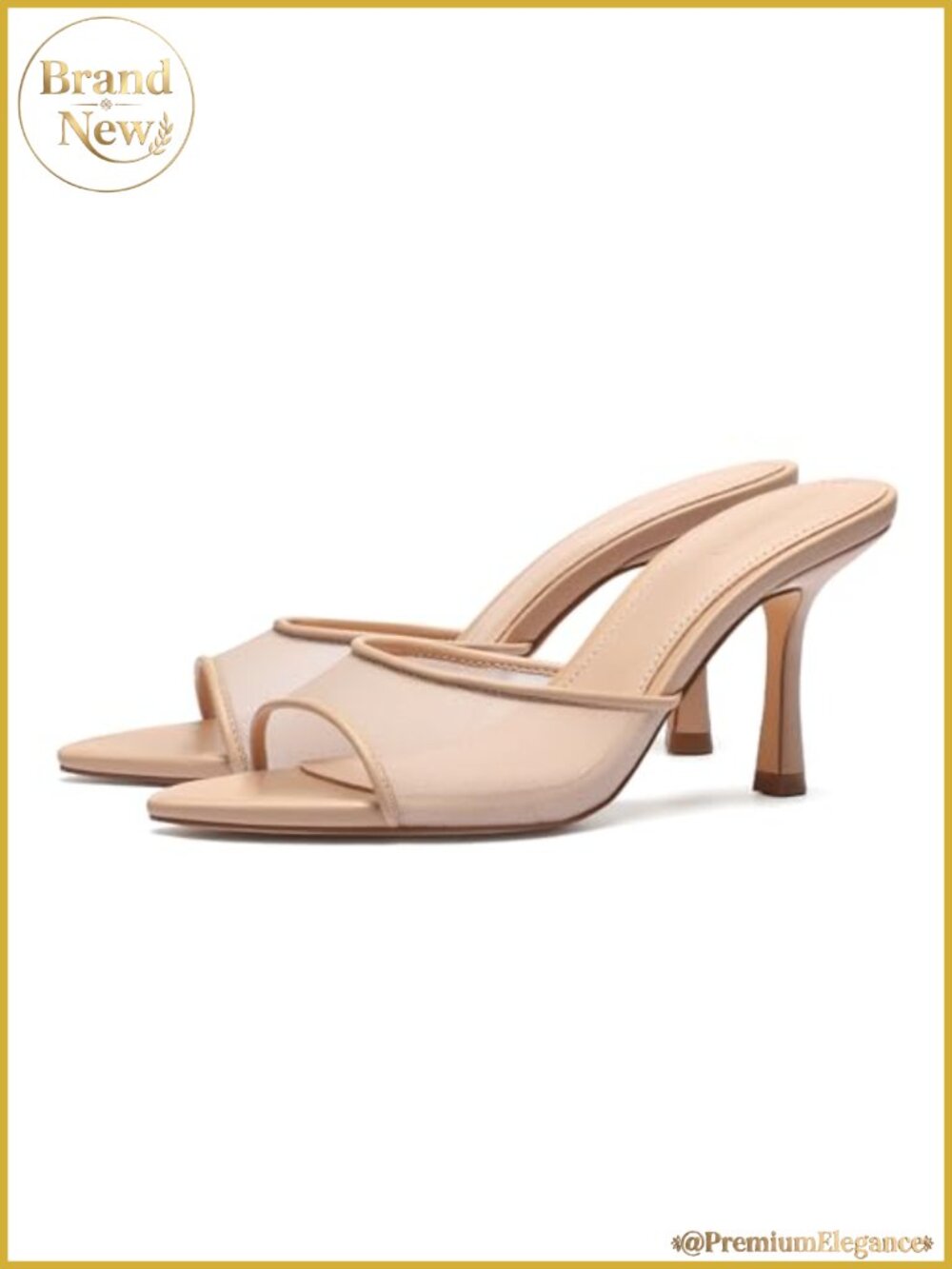 Patent Faux Leather Pointed Toe Kitten Heel Mules Slip On Dress Shoes for Party